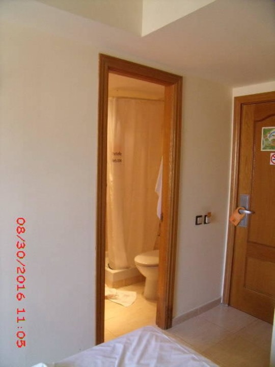 Dusche mit Kunststoffvorhang BQ Belvedere Hotel