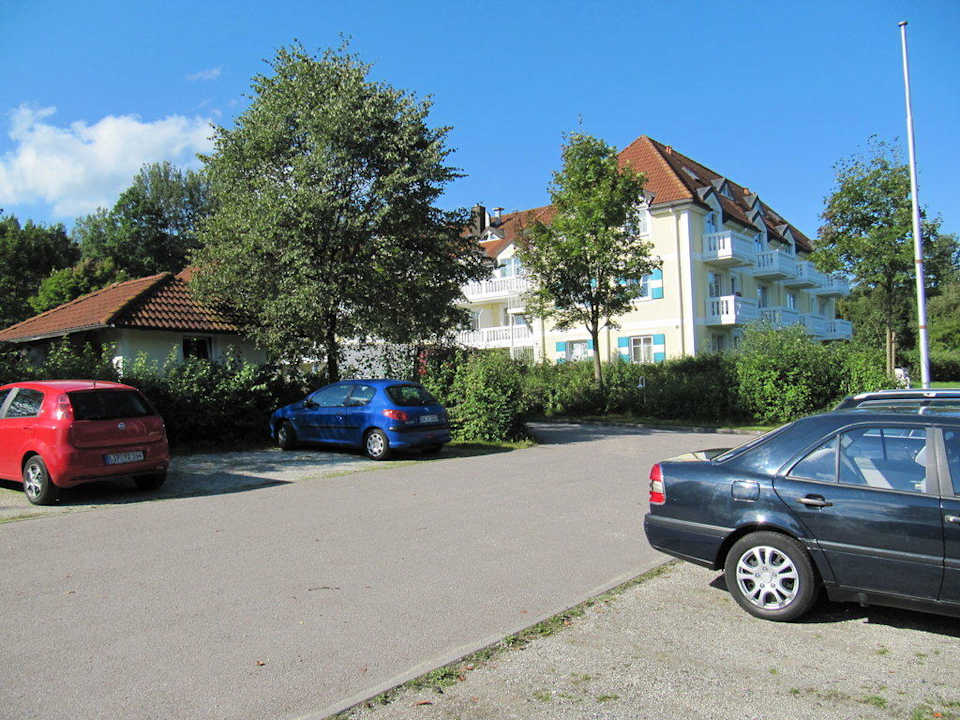 Hotel vom Parkplatz aus Ferienappartements Grolik