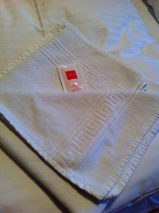 Handtücher und Shampoo Hotel Zum Alten Brauhaus