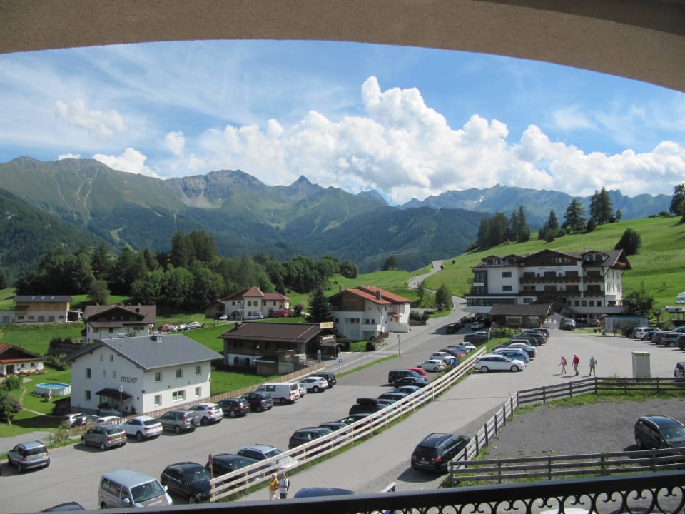 Blick vom Balkon Romantik & Spa Alpen-Herz