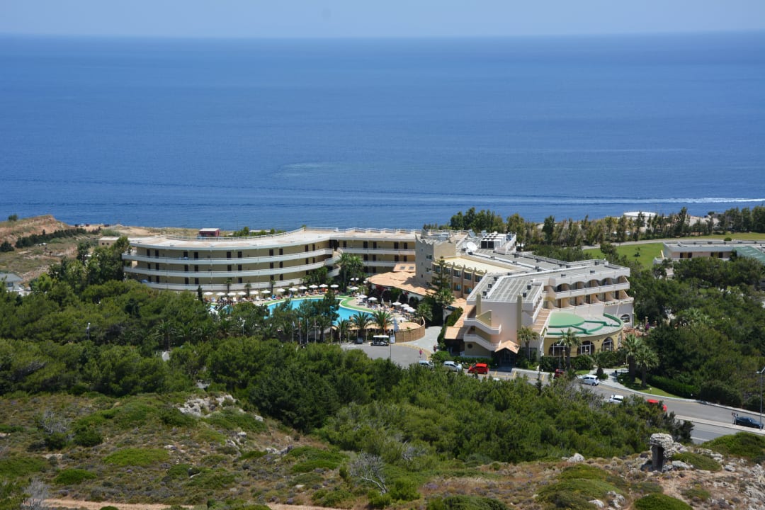 Hotel von oben... Hotel Kalithea Horizon Royal