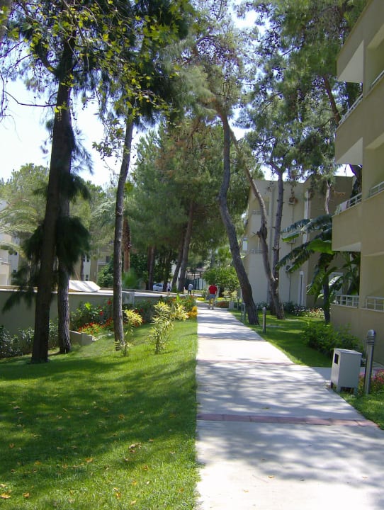 Die wunderschne Parkanlage Club Sidelya Hotel