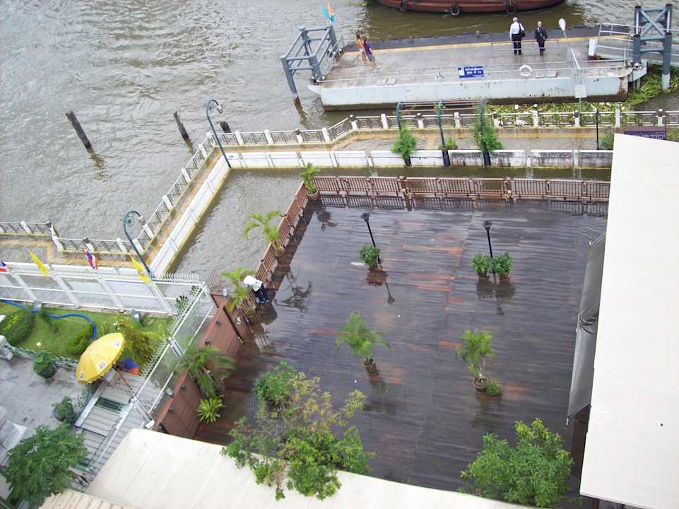 Terrasse vom Dach/ Pool aus gesehen Hotel Navalai River Resort