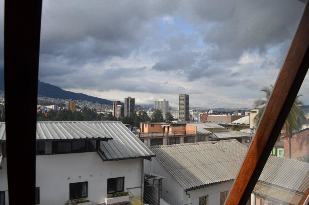 Blick aus dem Fenster auf Quito L'Auberge Inn
