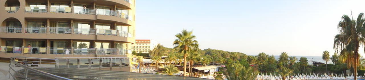 Отель Ариканда - вид из лобби Arycanda Kirman Premium