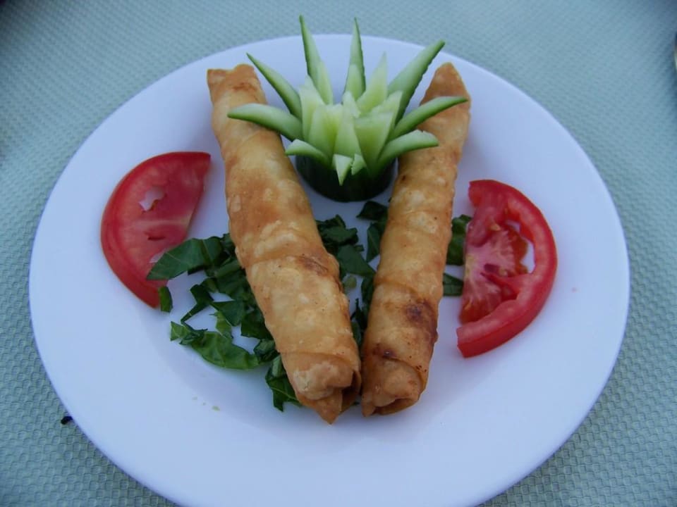 Die Vorspeise im mediterranen Restaurant Can Garden Resort