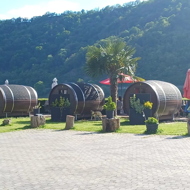 Gartenanlage Das Fasshotel