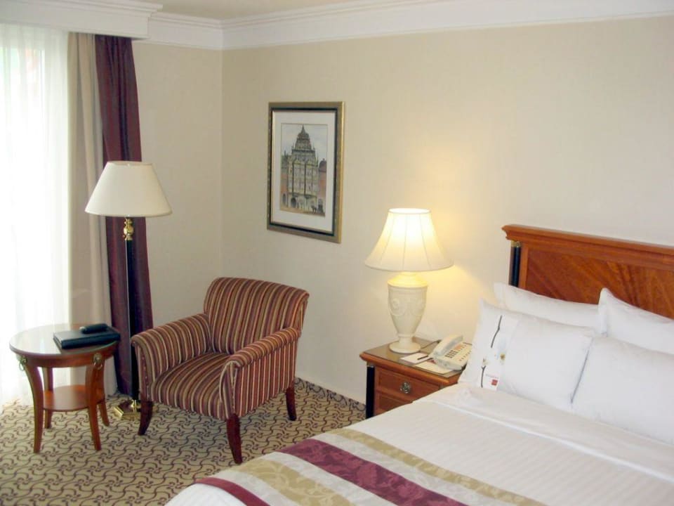 Zimmer 427 Blick von der Tür Leipzig Marriott Hotel