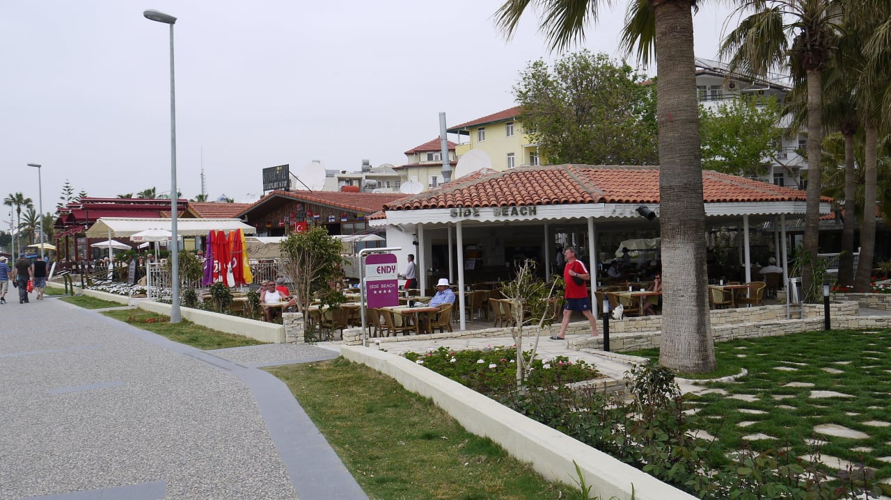 Garten und Promenade Trendy Side Beach Hotel - Adults only