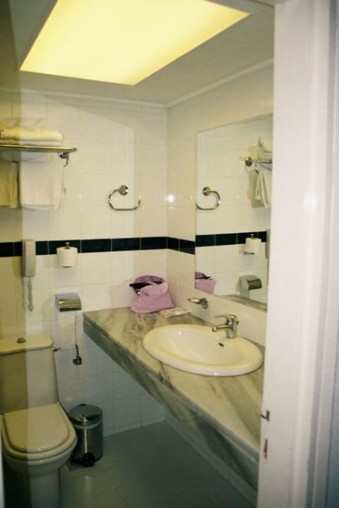 Badezimmer Ibiscus Ibiscus Hotel Rhodos