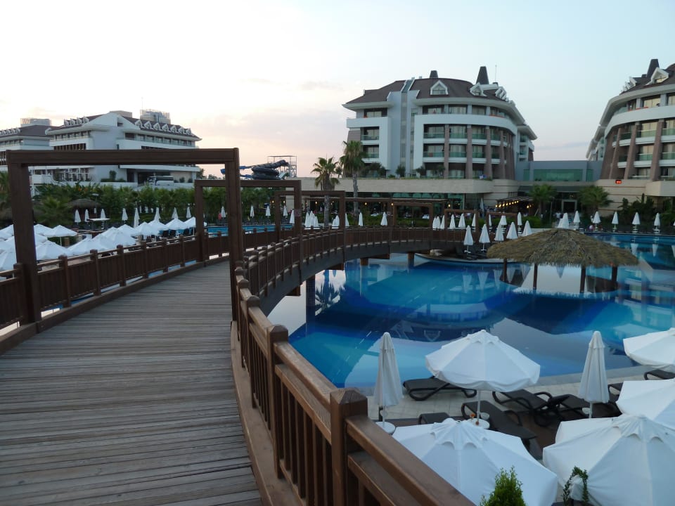 Von der Brücke aus Sherwood Dreams Resort