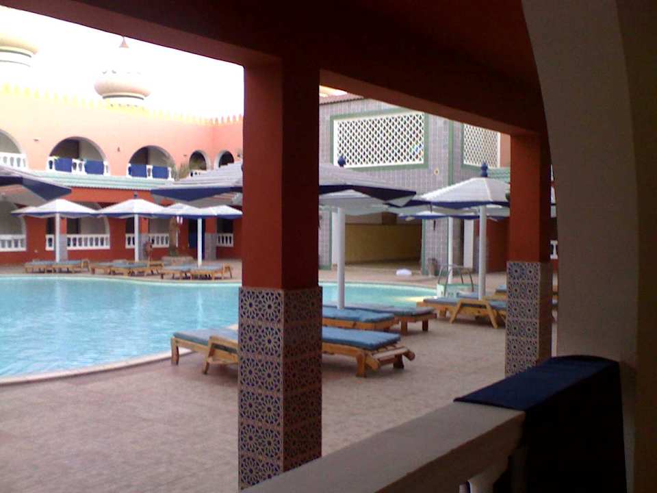 Blick von meinem Zimmer Pickalbatros Alf Leila Wa Leila Resort - Neverland Hurghada