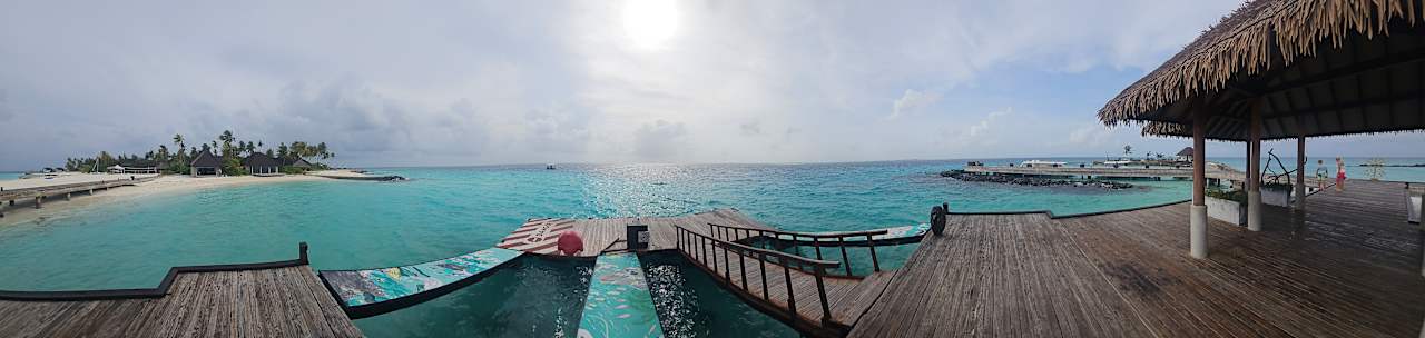 Außenansicht Fushifaru Maldives