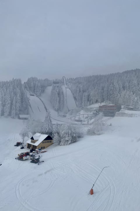 Ausblick AHORN Hotel Am Fichtelberg