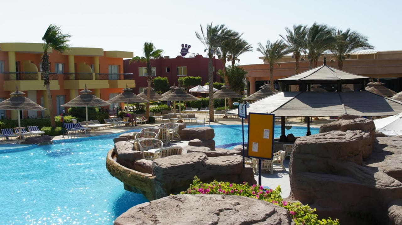 Blick über die Pool Landschaft Sierra Sharm El Sheikh