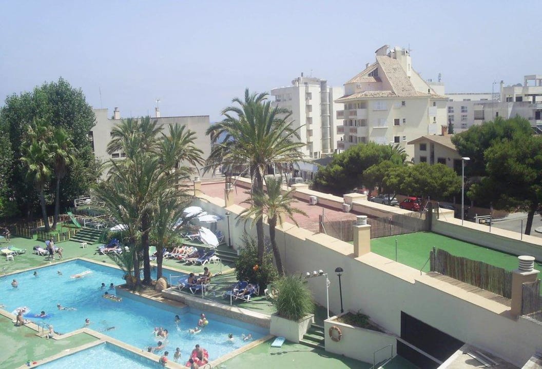 Ausblick vom Balkon Globales Cala Bona