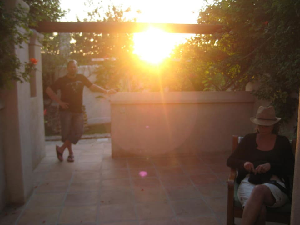 Terrasse vor dem Zimmer CAN LLUC BOUTIQUE COUNTRY HOTEL & VILLAS