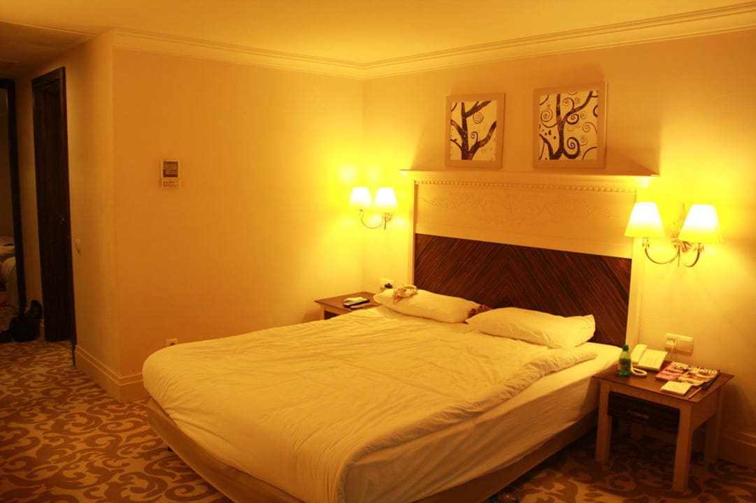 Doppelbett im Familienzimmer Aydinbey Kings Palace & Spa