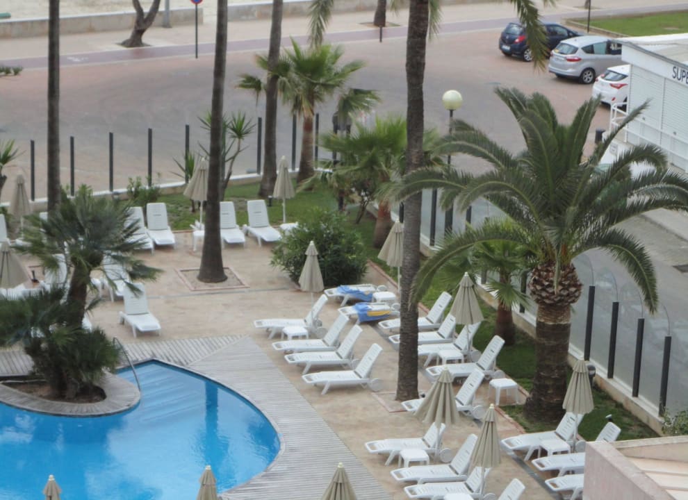 ... kleine Ecke vom Poolbereich, Aussicht 4. Etage CM Playa del Moro