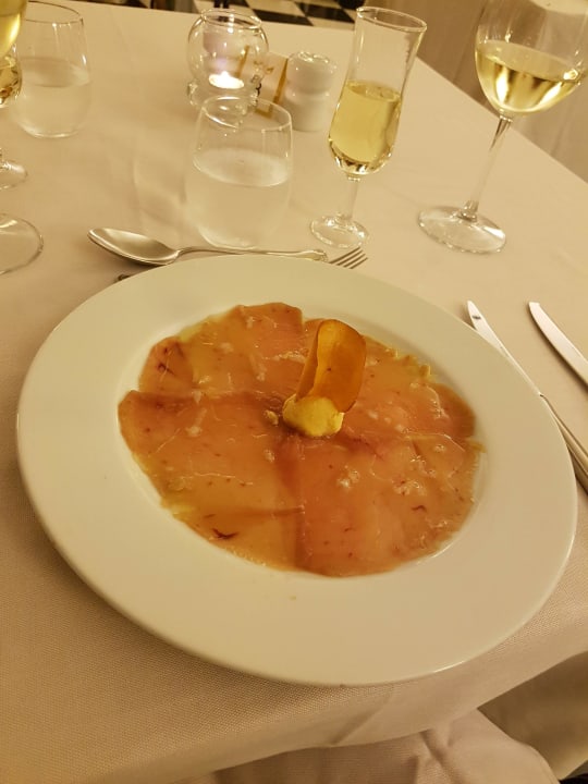 Thunfisch Carpaccio Gourmet  Hotel Riu Touareg