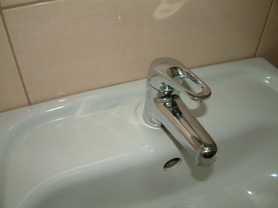 Fleck am Waschbecken Hotel Aslan City Kleopatra