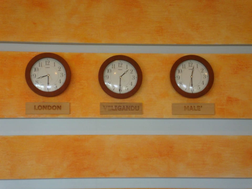 Veligandu hat seine eigene Zeit  Veligandu Maldives Resort Island