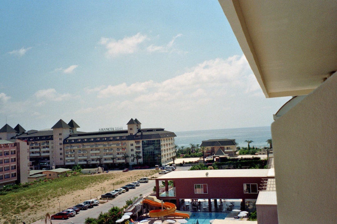 Blick vom Balkon Solivia Hotel