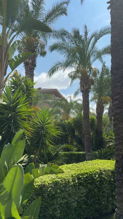 Gartenanlage Sunis Kumköy Beach Resort Hotel & Spa
