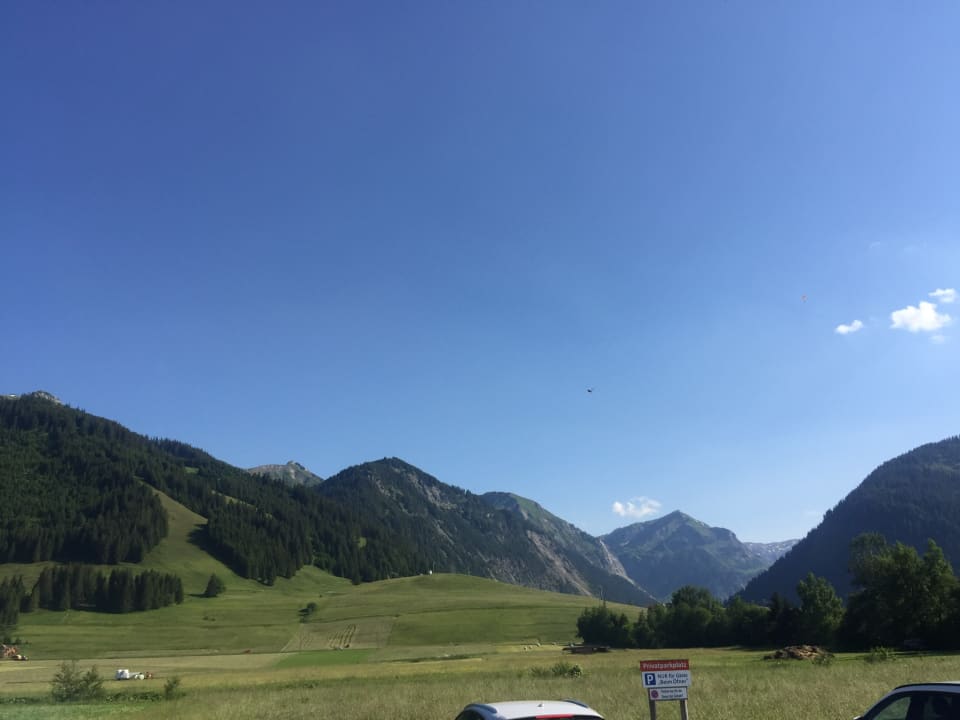 Ausblick Bauernhof Haus Waldesruh