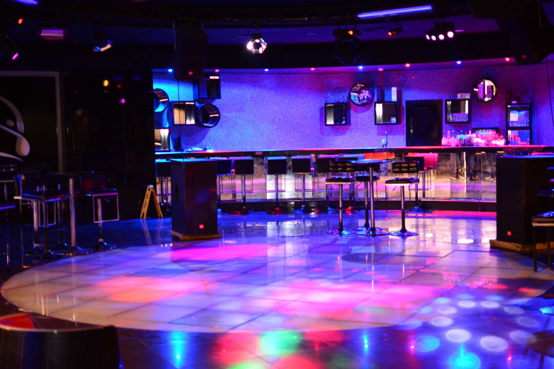 Die Disco kurz vor der Öffnung Hotel Delphin Imperial