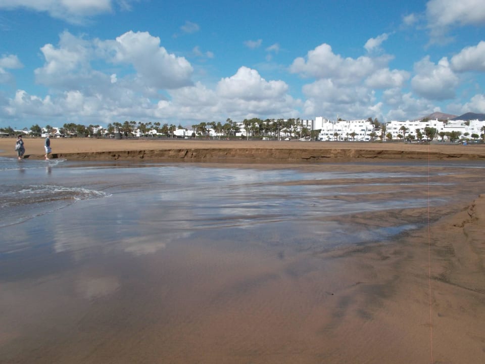 Strand bei Flut Aparthotel Costa Mar