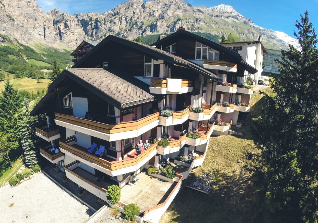 Hotel Aussenansicht Hotel Alpenblick Leukerbad-Therme