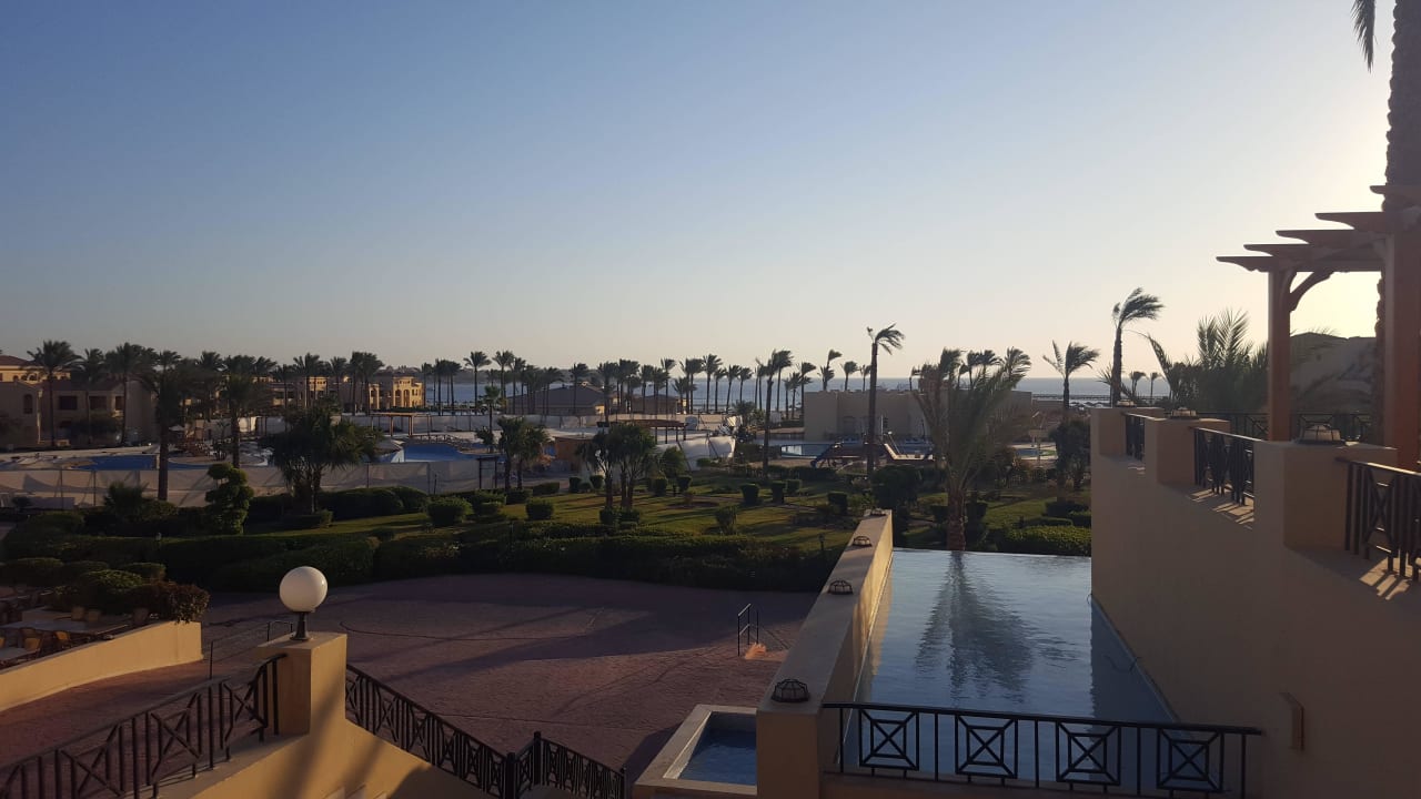 Ausblick von der Lobby Cleopatra Luxury Resort Makadi Bay