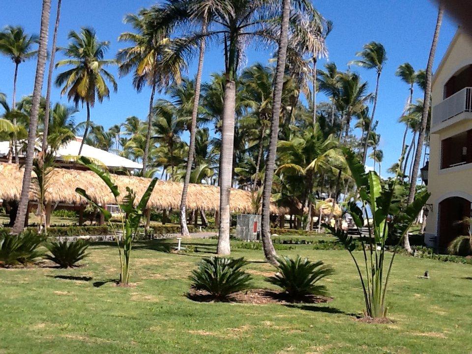Ausblick von unserem Sitzplatz aus. Grand Palladium Select Bávaro Resort & Spa