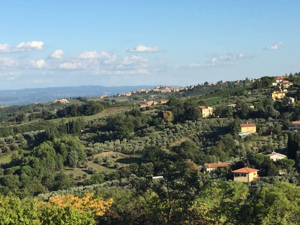 Blick von der Anlage Agriturismo Rigone in Chianti