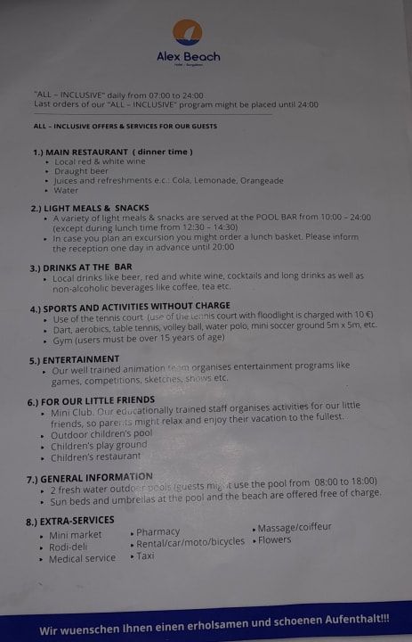 Sonstiges TUI KIDS CLUB Alex Beach