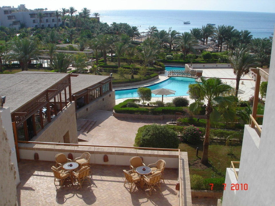Blick aus der 3.Etage über einen Teil der Anlage Fort Arabesque Resort, Spa & Villas