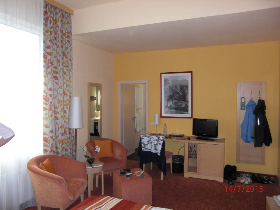 Wohn-Schlafzimmer Hotel Lindenhof