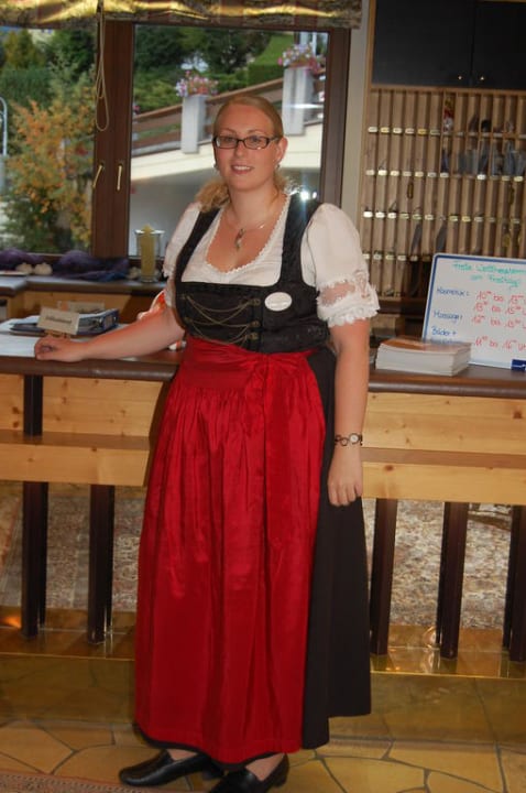 Rezeptionistin Hotel Jerzner Hof