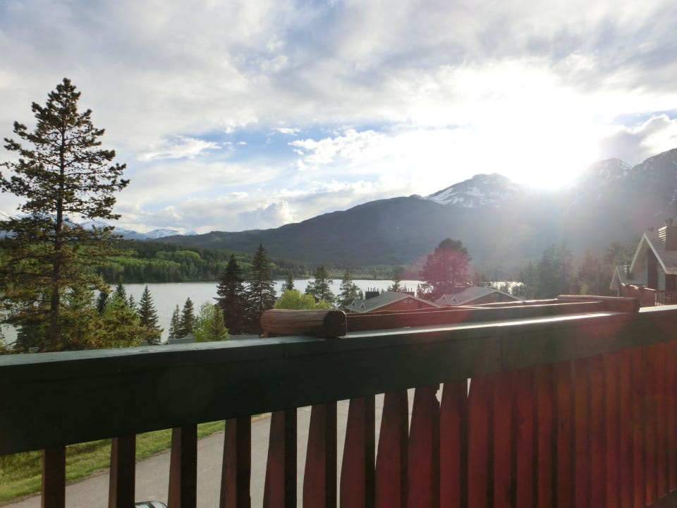 Schöner Ausblick vom Balkon Hotel Coast Pyramid Lake Resort