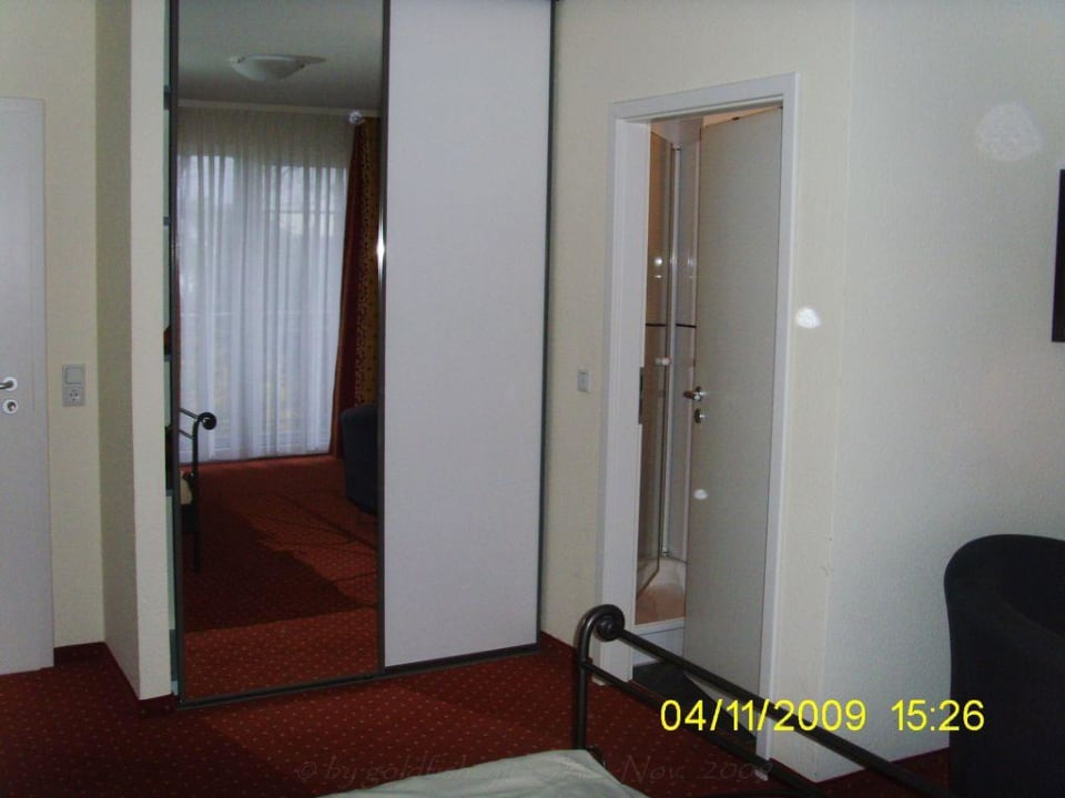 Blick im Zimmer Hotel am Wallgraben