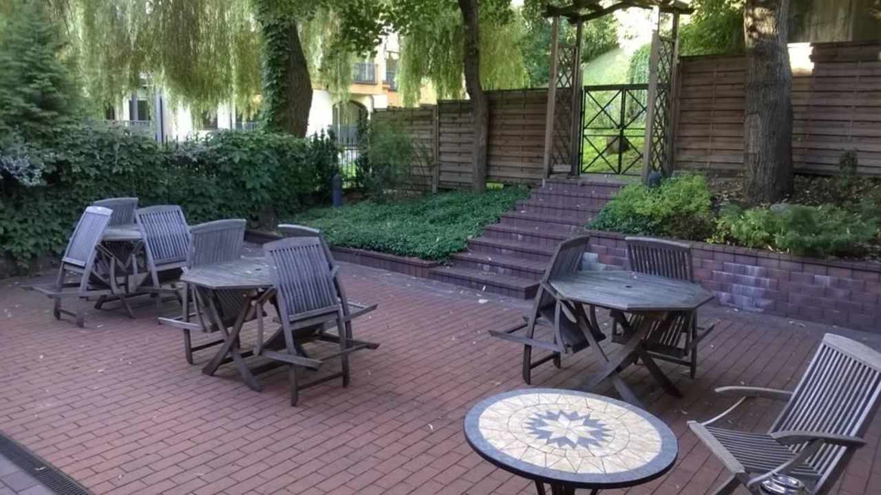 Innenhof Hotel Rinno