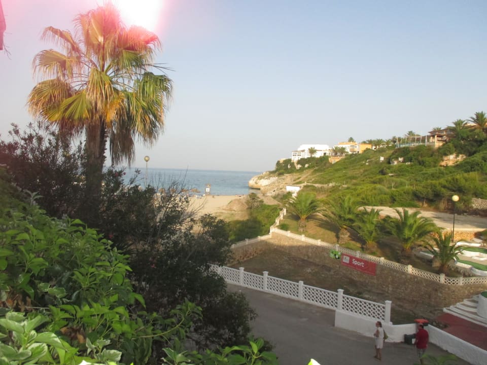 Blick aus dem Restaurantfenster Iberostar Waves Cala Domingos