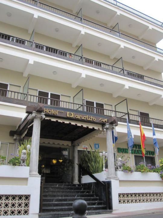 Eingang vom Don Manolito Hotel Don Manolito