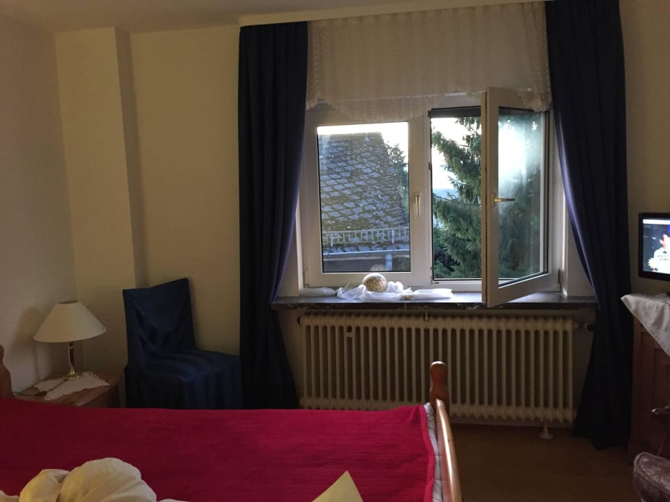 Fenster nach hinten Hotel Rödger Hof