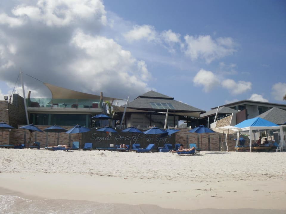 Aus dem Meer fotografiert Samui Resotel Beach Resort