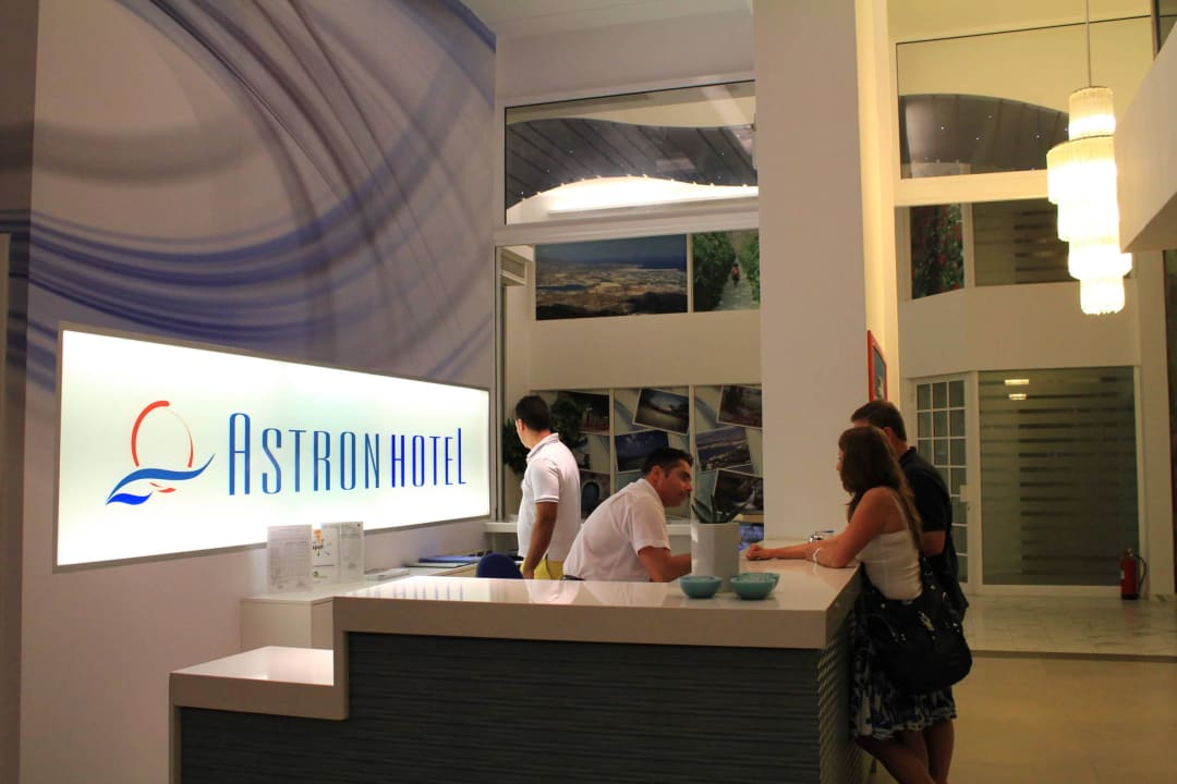 Rezeption Hotel Astron