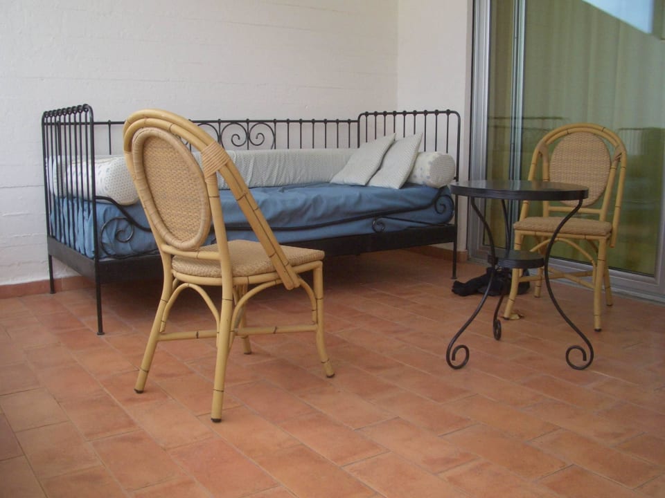 Teil der Terrasse Aldiana Club Rocca Nettuno Calabria