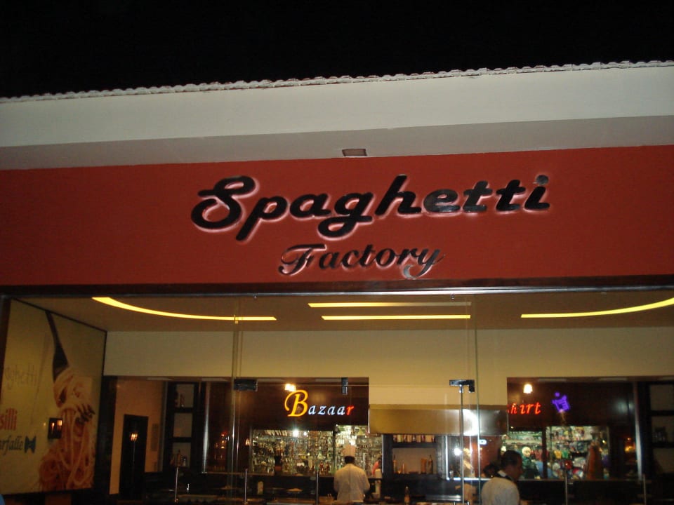 Neues Restaurant  Spaghetti Factory Pickalbatros Jungle Aqua Park Resort - Neverland Hurghada