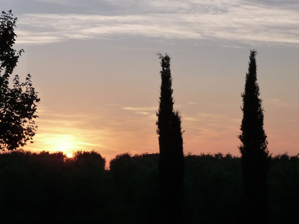 Abendstimmung Agriturismo Podere del Vescovo